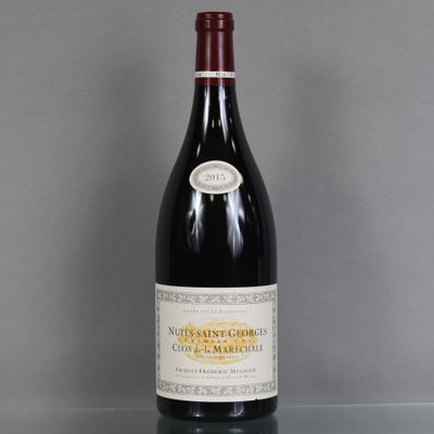 a bottle of wine that is sitting on a table