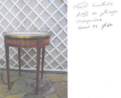 a picture of a small table with writing on it