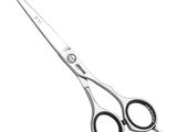 a drawing of a pair of scissors on a white background