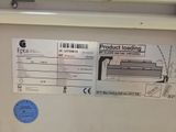 a label on the side of a refrigerator that says product loading