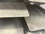 a close up view of the blades of an airplane