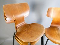 Suite de quatre chaises Arne JACOBSEN du modèle Fourmis en c… (photo 2)