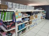 many items on the shelves in the store for sale