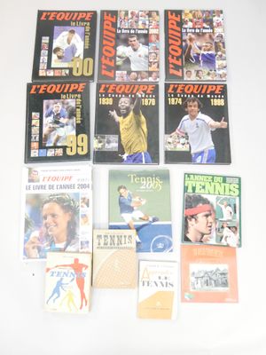 Ensemble de livres : - L'année du Tennis "1981"