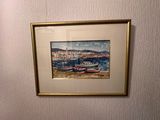 a picture of a painting hanging on the wall