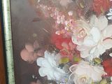 a picture of a painting of flowers in a vase
