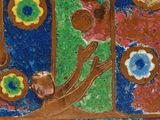 an image of a close up of a decorative object on a wall