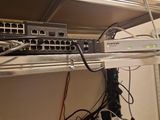 a rack that has a bunch of wires on it