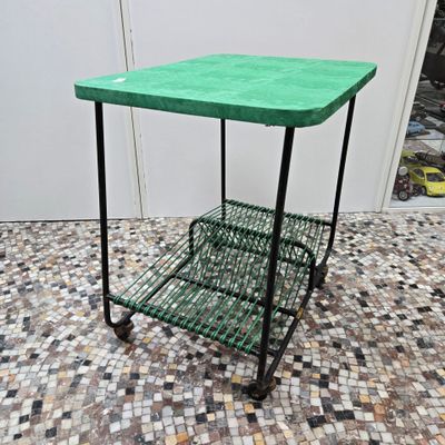 table roulante vintage porte vinyles années 50/60 sans retou…