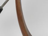 an image of a desk lamp with a wooden base and a black base