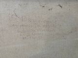 a graffiti on the wall of a building with writing on it
