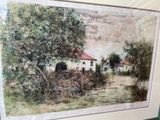 a picture of a painting on the wall of a house