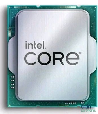 a close up of a cpu with the intel core logo on it