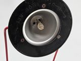 a light that is attached to a red wire