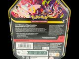 the back of a box with a pokemon figure inside of it