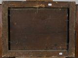 a picture of an old wooden picture frame on a table
