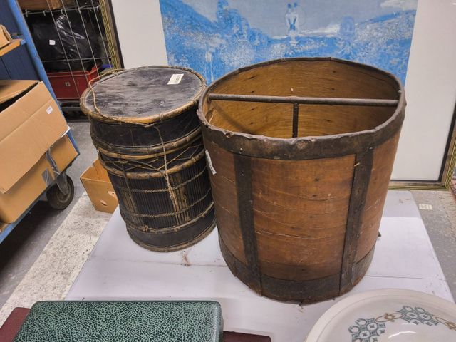 Boîte et mesure à grain