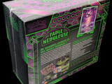 the box is open to show the contents of the card game