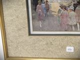 a picture of a painting on the wall of a building