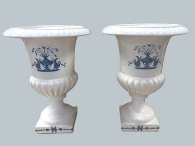 Paire de Vases modèle LAMBALLE H 41 Diam 31cm