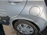 a car that is parked on the side of the road