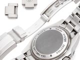 an image of a wrist watch with a silver bracelet and a usb drive