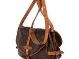 louis vuitton monogram canvas and leather shoulder bag
