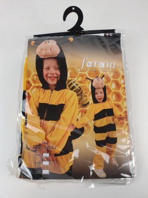 yellow and black bee costume for a child