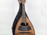 an image of a mandolin that is on a stand
