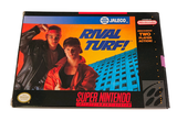 a box with a game on it that has a picture of two men
