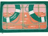 rug with a life preserver and a life preserver on it
