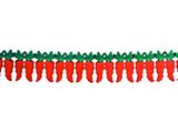 a row of carrots with green leaves on them
