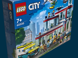 a box with a lego city set in it