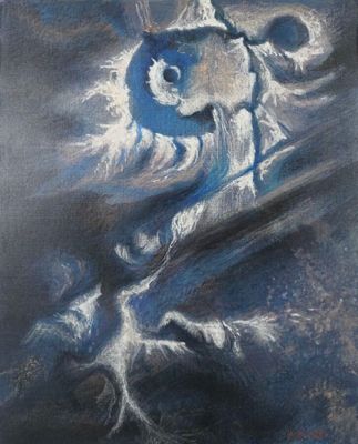 Jacques JOOS (1945-2021), "Lumière d'espace n°5", 2002, tech…