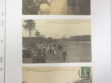three old photos of a horse drawn carriage and a horse drawn carriage