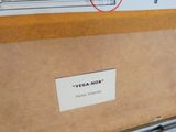 a box with a sign on it that says vegan not