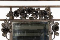 Un porte-manteau Art déco avec miroir et porte-parapluies, e… (photo 6)