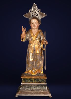 an image of a statue of a man with a crown on his head