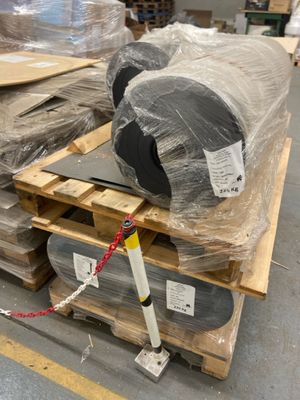 Lot de 3 palettes de rouleaux thermoformage noir, blanc, mar…