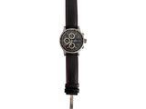 an image of a wrist watch with a black leather strap