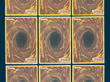 six different images of a black hole in the middle of a blue background
