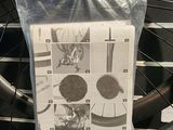a picture of a bicycle wheel with a bag on it