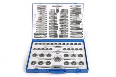 Coffret de tarauds et outils de coupe HBM - 110 pièces BSW/BSF - Incom - Photo 1