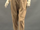 an image of a mannequin wearing a beige shirt and brown pants