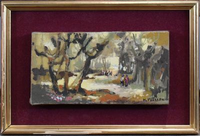 Henri PLISSON (1988-2002) - « Sous-bois à Étaule » (Probable…