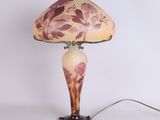 a lamp that is sitting on top of a table