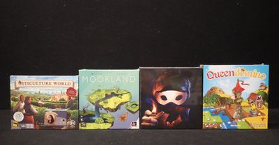Plusieurs livres pour enfants sont alignés sur une surface noire