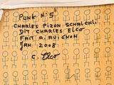 a piece of paper with a drawing on it
