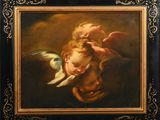 an image of a painting of an angel and a child