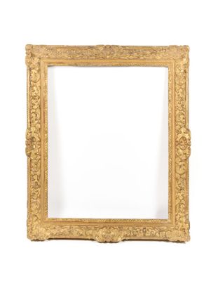 a gold frame with a white background and a white background